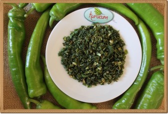 Toptan Kurutulmuş Yeşil Biber- 1 kg