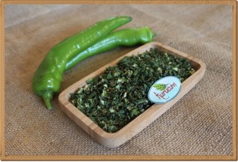 Toptan Kurutulmuş Yeşil Biber- 1 kg